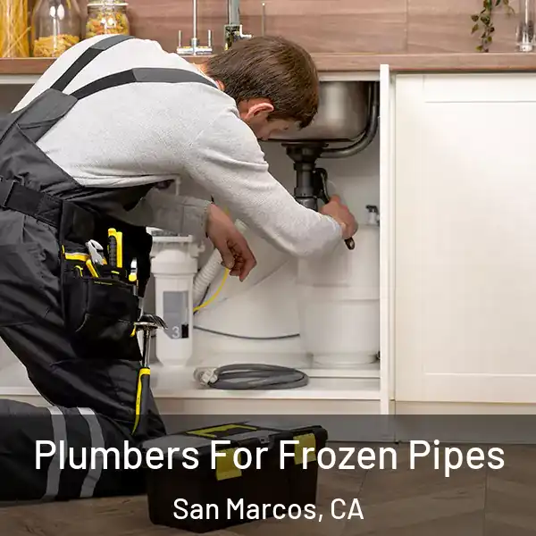  Plumbers For Frozen Pipes San Marcos, CA