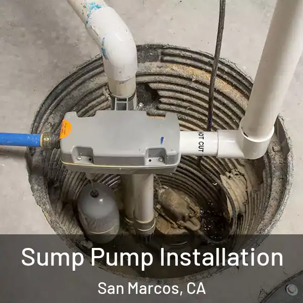  Sump Pump Installation San Marcos, CA